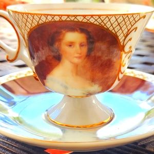 Betty Platner Porcelain Treasures Portrait Cup and Saucer